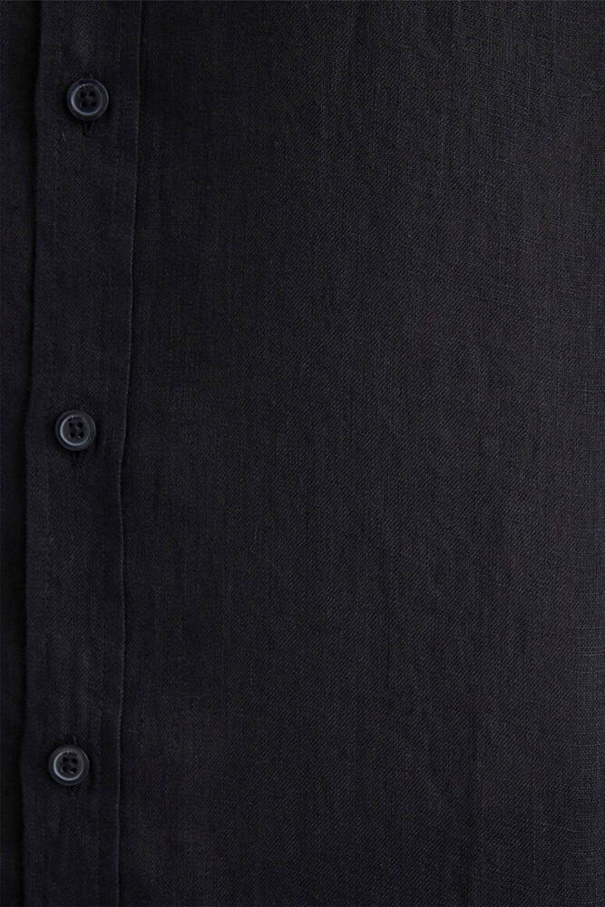 Erkek Uzun Kol Gömlek 0211466-900 Siyah 