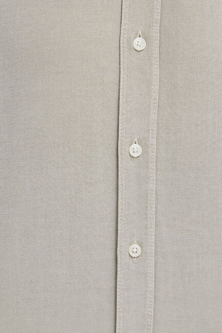 Erkek Uzun Kol Gömlek 0211482-70333 Bej - Thumbnail