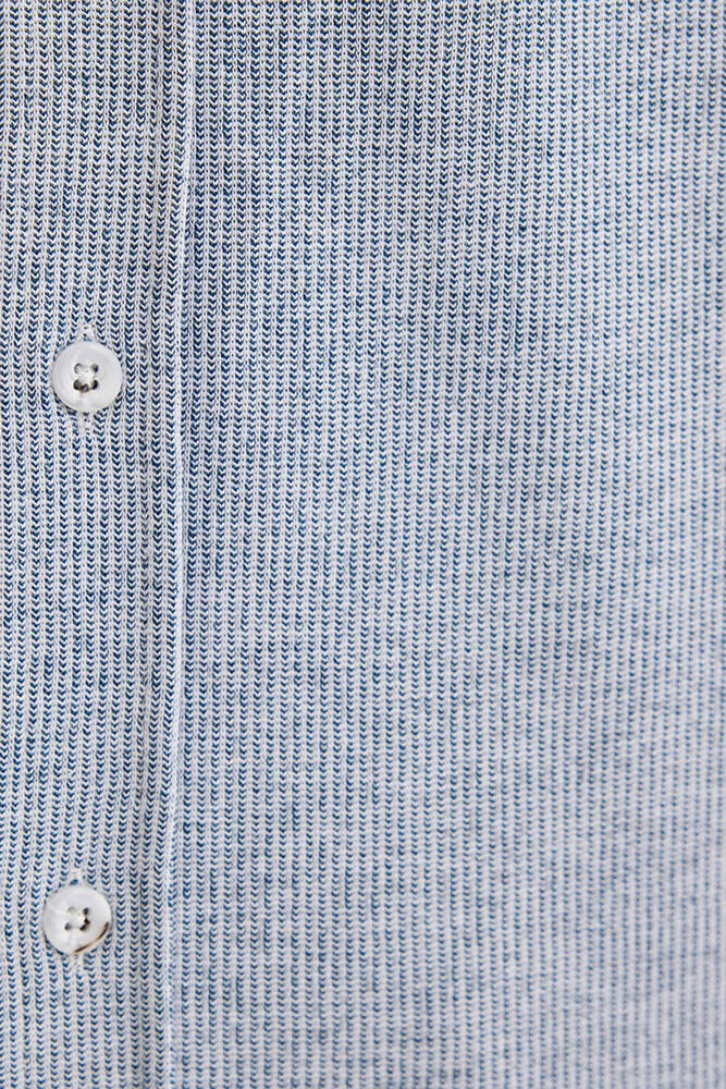 Erkek Uzun Kol Gömlek 0211524-70764 Mavi 