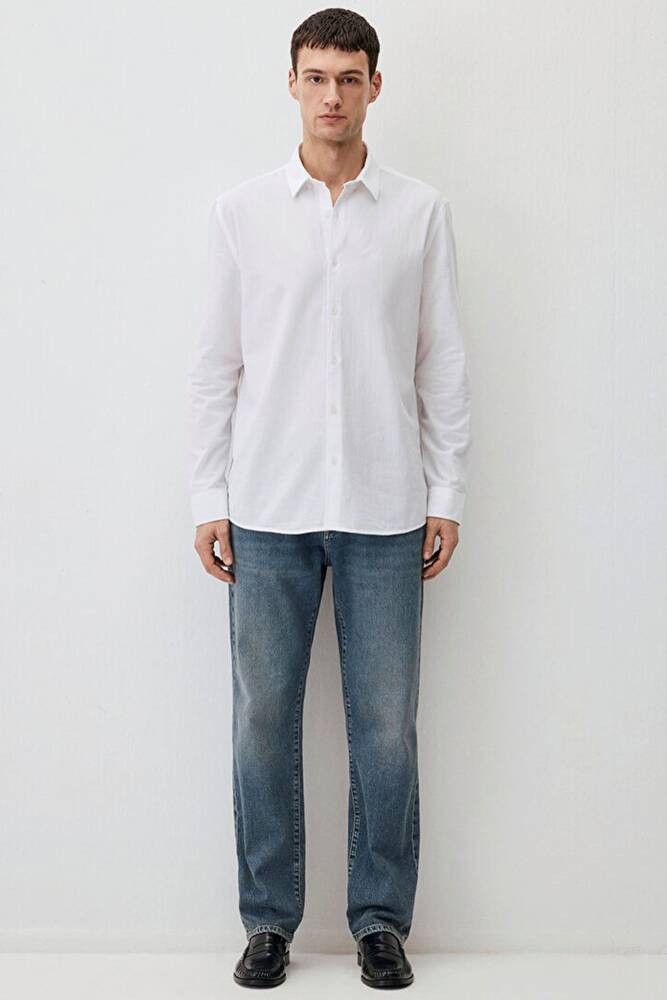 Erkek Uzun Kol Gömlek 0211554-620 Beyaz 