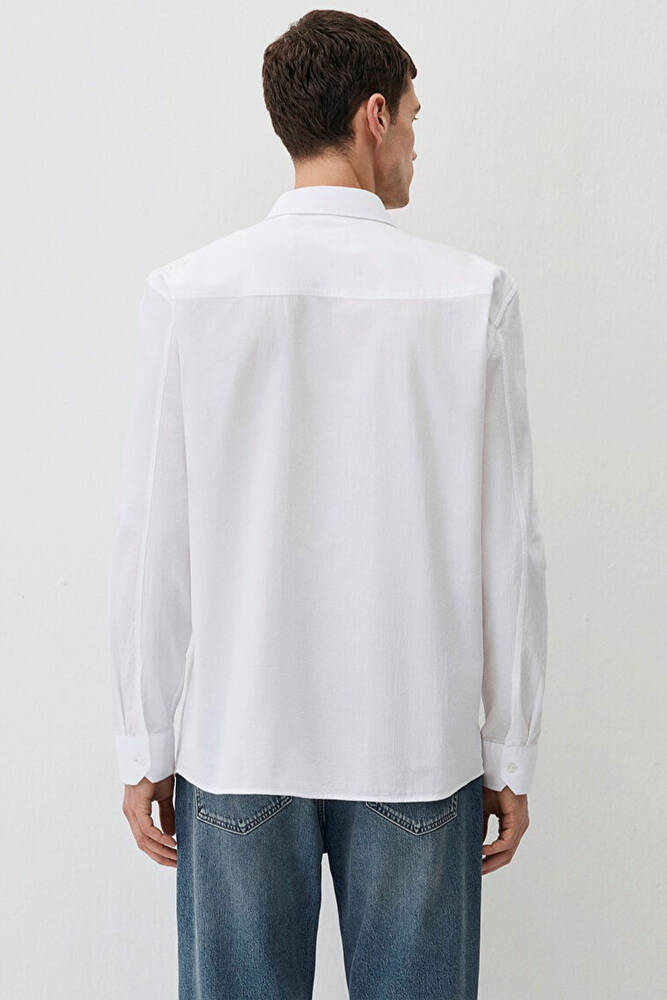 Erkek Uzun Kol Gömlek 0211554-620 Beyaz 