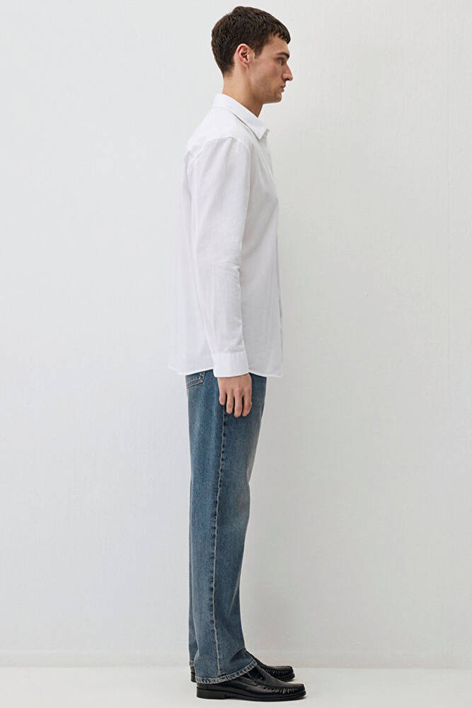 Erkek Uzun Kol Gömlek 0211554-620 Beyaz 