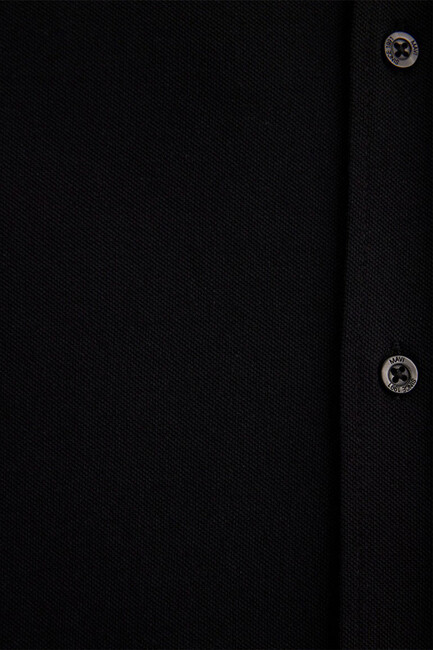 Erkek Uzun Kol Gömlek 0211583-900 Siyah - Thumbnail