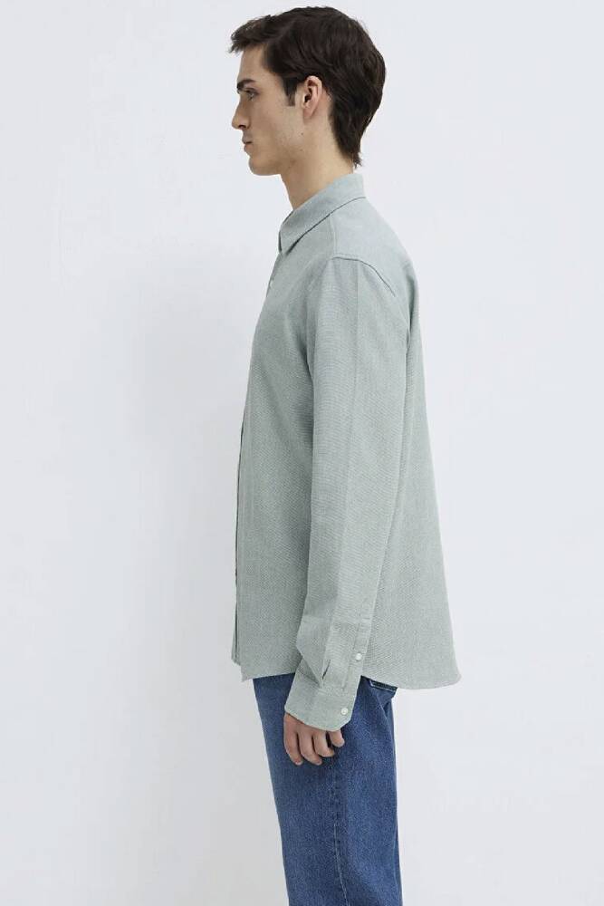 Erkek Uzun Kol Gömlek 0211656-71478 Yeşil 