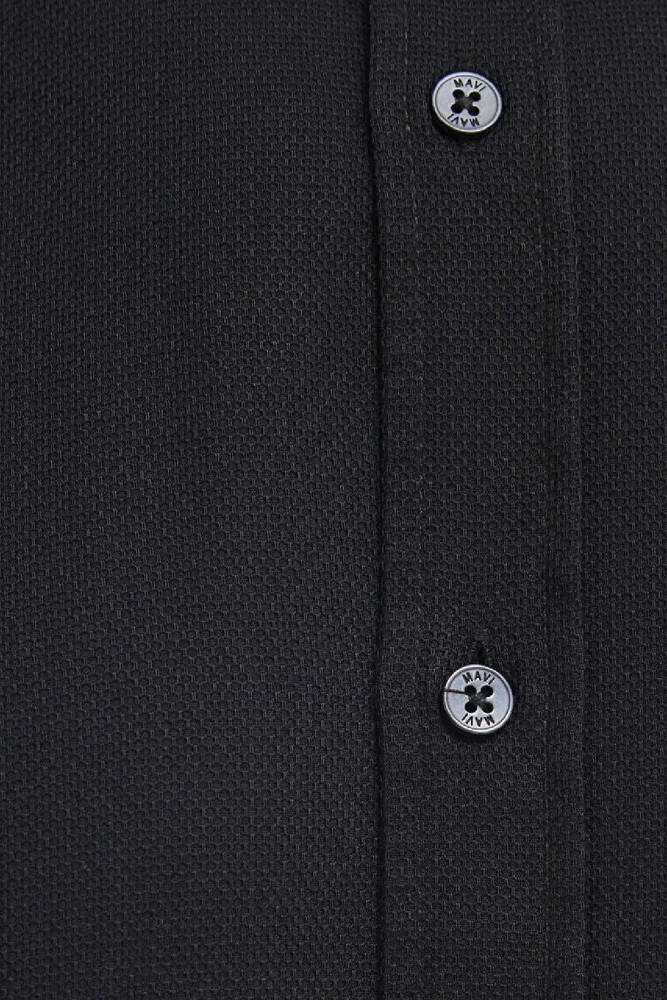 Erkek Uzun Kol Gömlek 0211656-900 Siyah 