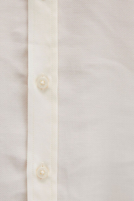 Erkek Uzun Kol Gömlek 0211659-70057 Ekru - Thumbnail