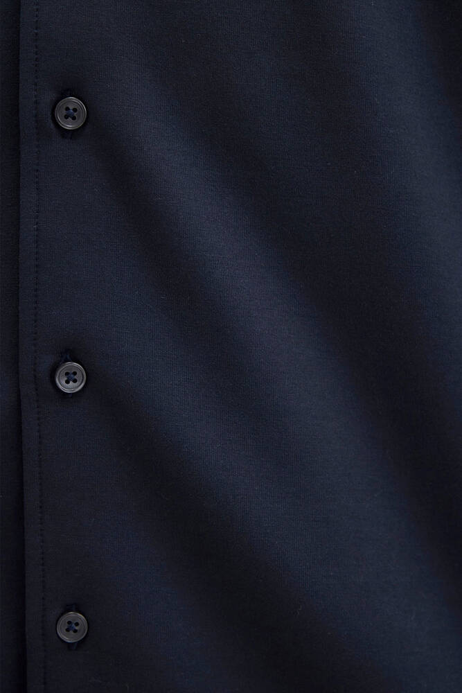 Erkek Uzun Kol Gömlek 0211752-70490 Lacivert 