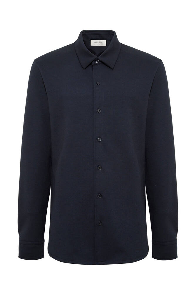 Erkek Uzun Kol Gömlek 0211752-70490 Lacivert 