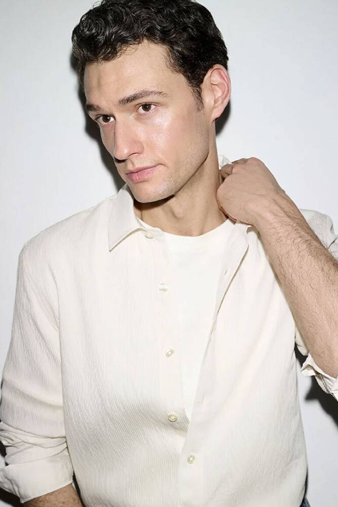 Erkek Uzun Kol Gömlek 0211829-70057 Ekru 