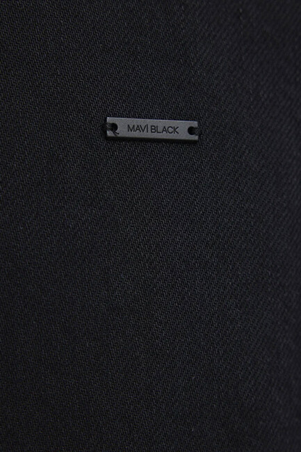 Erkek Uzun Kol Gömlek 0211865-90850 Siyah - Thumbnail