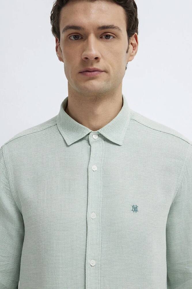 Erkek Uzun Kol Gömlek 0211899-71909 Yeşil 