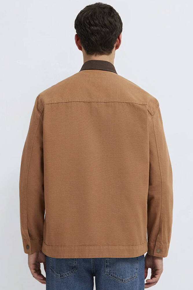 Erkek Uzun Kol Gömlek 0211900-91393 Kahve 