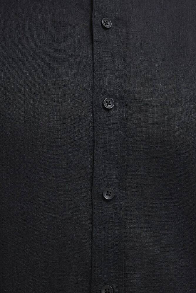 Erkek Uzun Kol Gömlek 0211909-900 Siyah 