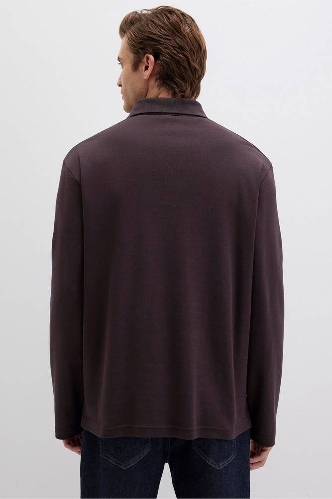 Erkek Uzun Kol Penye 0613114-89103 Kahve 