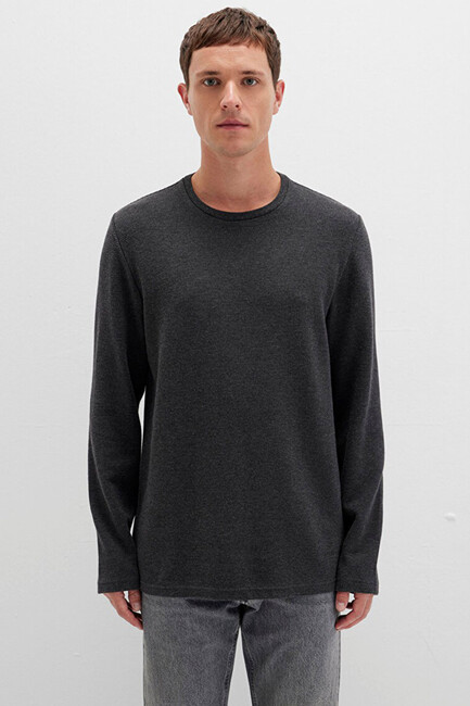 Erkek Uzun Kol Penye 064622-26834 Gri (3)