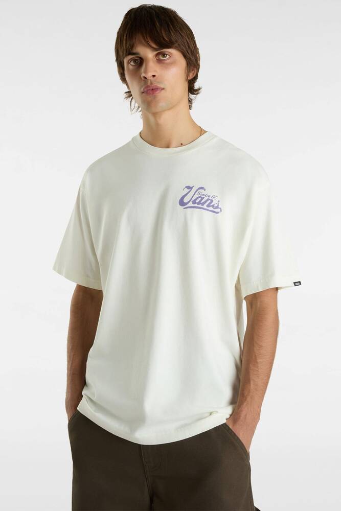 Erkek Waffle Stomp Loose Tişört VN000NTWFS81 Ekru 