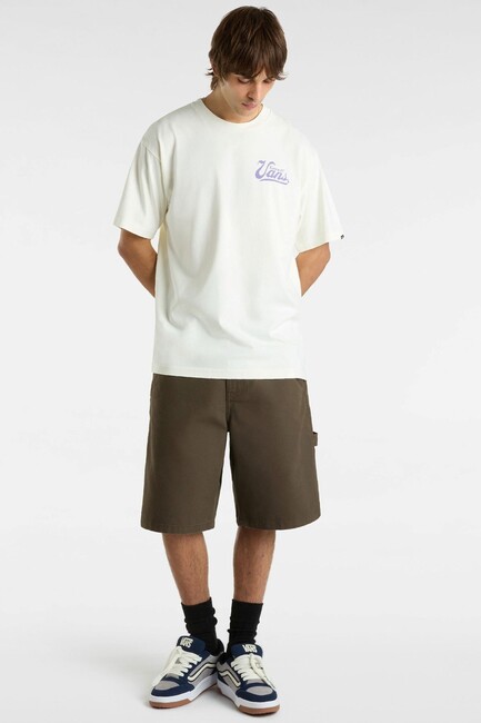 Erkek Waffle Stomp Loose Tişört VN000NTWFS81 Ekru (2)