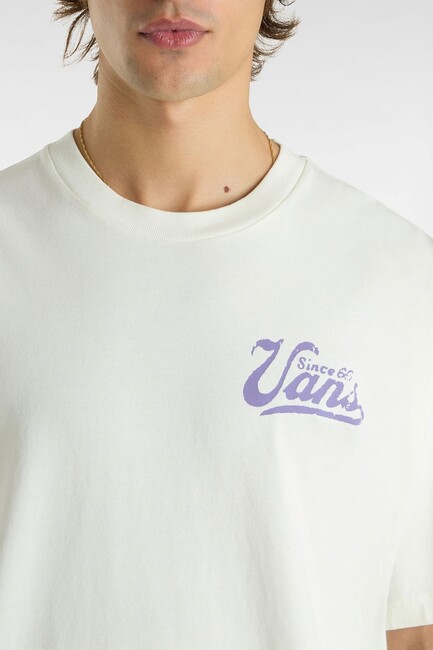 Erkek Waffle Stomp Loose Tişört VN000NTWFS81 Ekru - Thumbnail