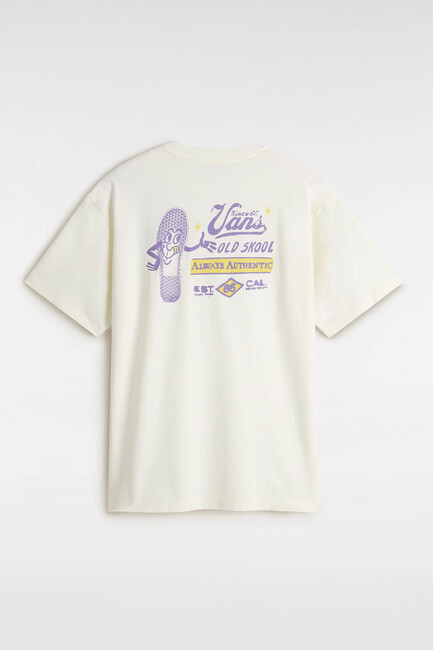 Erkek Waffle Stomp Loose Tişört VN000NTWFS81 Ekru - Thumbnail