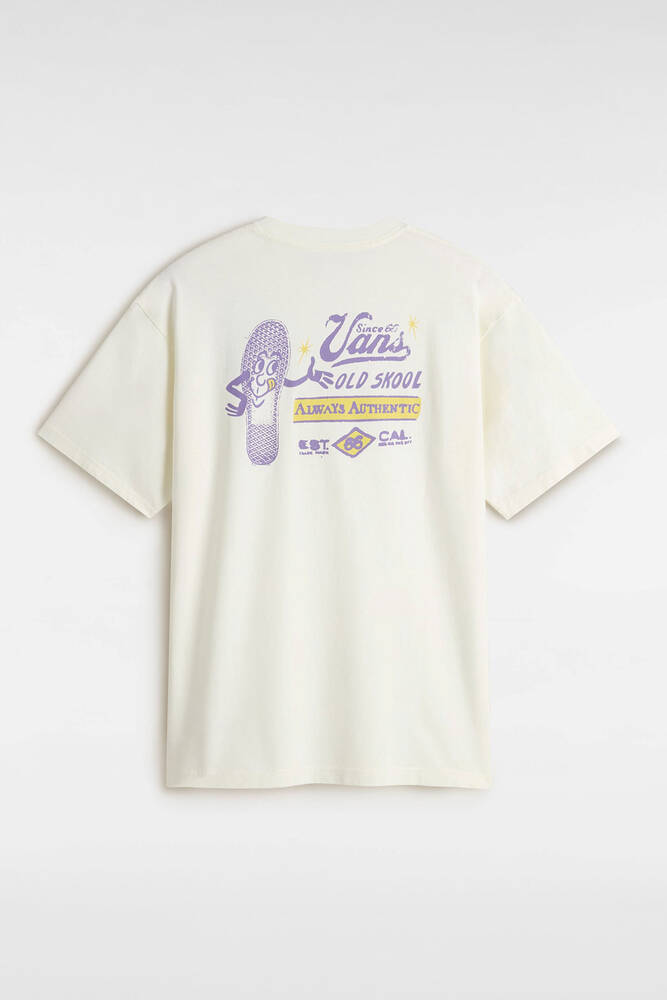 Erkek Waffle Stomp Loose Tişört VN000NTWFS81 Ekru 