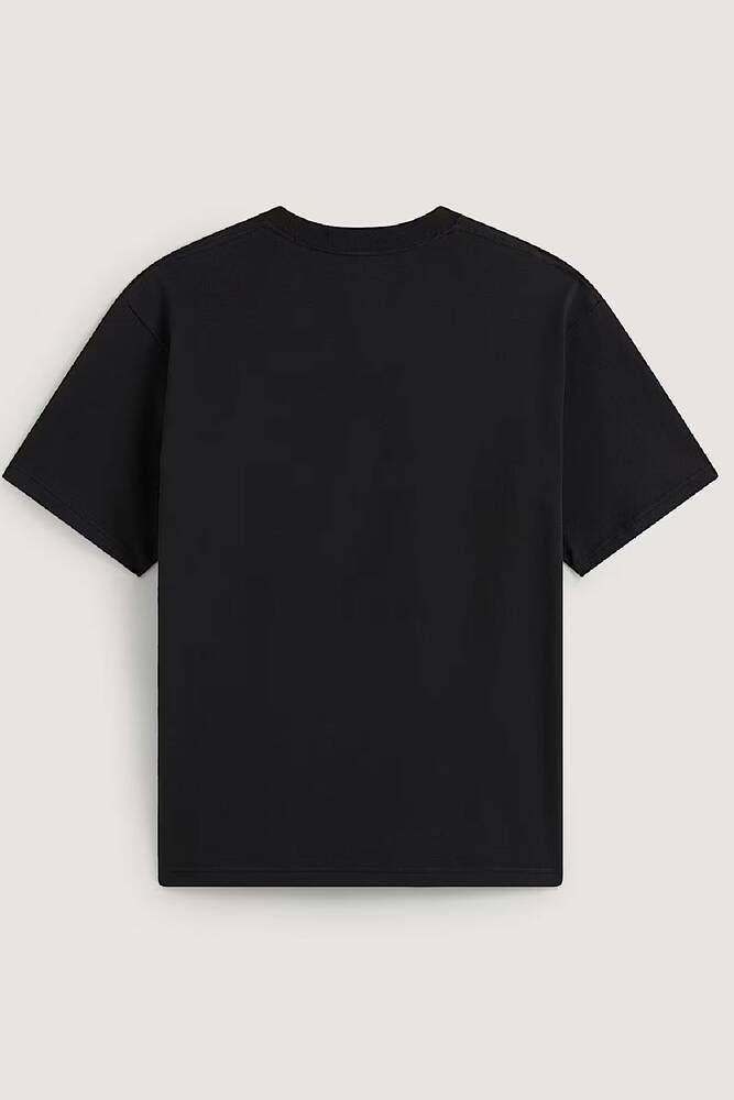 Erkek Wavy Script Tişört VN000TQQBLK1 Siyah 