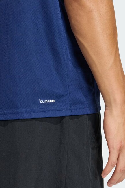 Erkek We Bas Tişört KD5457 Lacivert - Thumbnail