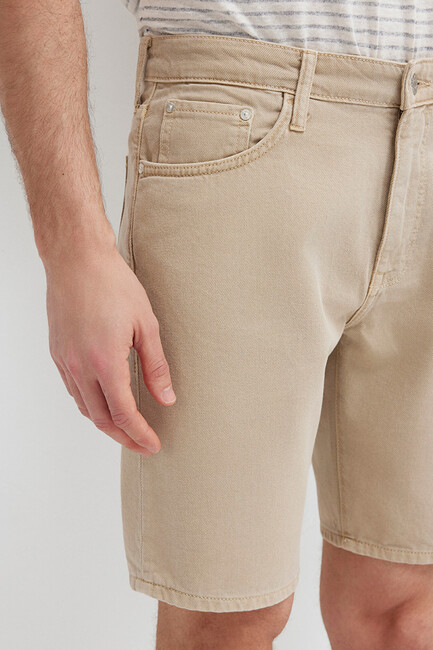 Erkek Wıllıs Street Denim Şort 0412607-A3309 Bej - Thumbnail