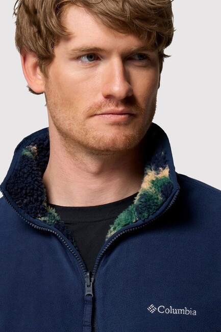 Erkek Winter Pass Reversible Polar Üst AM5170_464 Lacivert - Thumbnail