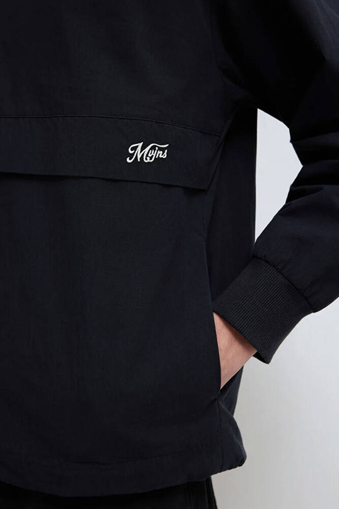 Erkek Yarım Fermuarlı Gömlek 0211890-900 Siyah 