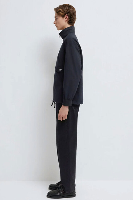 Erkek Yarım Fermuarlı Gömlek 0211890-900 Siyah - Thumbnail