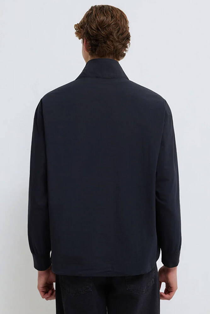 Erkek Yarım Fermuarlı Gömlek 0211890-900 Siyah 