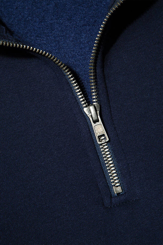 Erkek Yarım Fermuarlı Sweat 0S10208-70497 Lacivert 