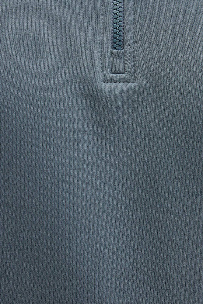 Erkek Yarım Fermuarlı Sweat 0S10278-80889 Yeşil 