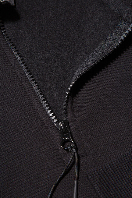 Erkek Yarım Fermuarlı Sweat 0S10278-900 Siyah  - 7
