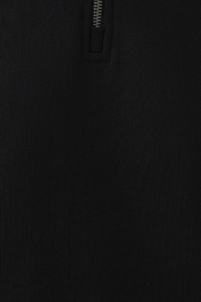 Erkek Yarım Fermuarlı Sweat 0S20027-900 Siyah 