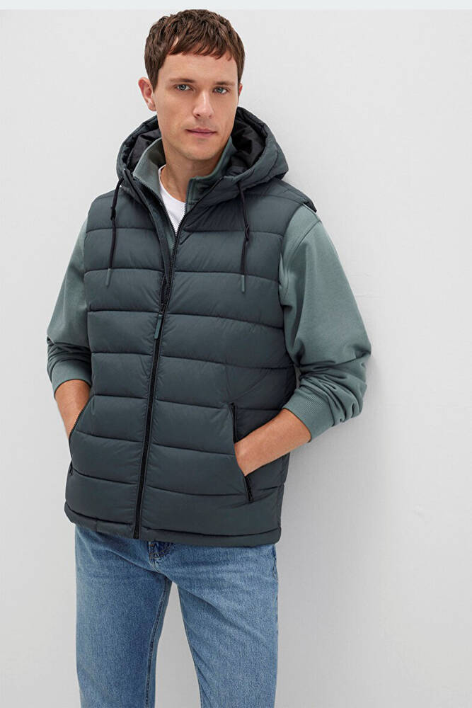 Erkek Yelek 0110604-71598 Yeşil 