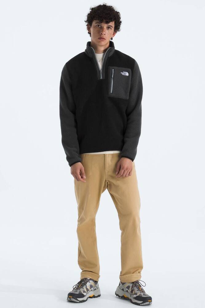 Erkek Yumıorı 1/4 Zıp Sweat NF0A883SS5H1 Siyah 