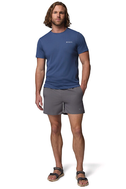 Erkek Zero Rules Lıght Teknik Kısa Kollu Tişört AO2717_479 Mavi (3)