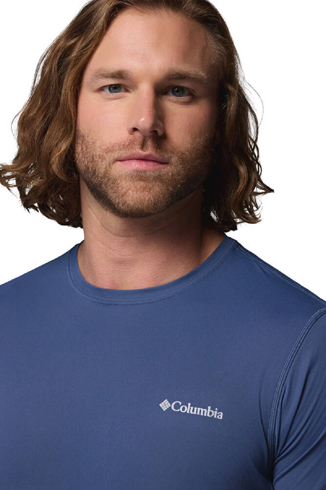 Erkek Zero Rules Lıght Teknik Kısa Kollu Tişört AO2717_479 Mavi 