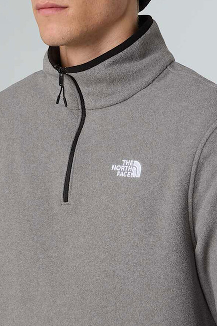 Glacıer Fleece 1/4 Zıp Ceket NF0A8D0QCQI1 Gri - Thumbnail