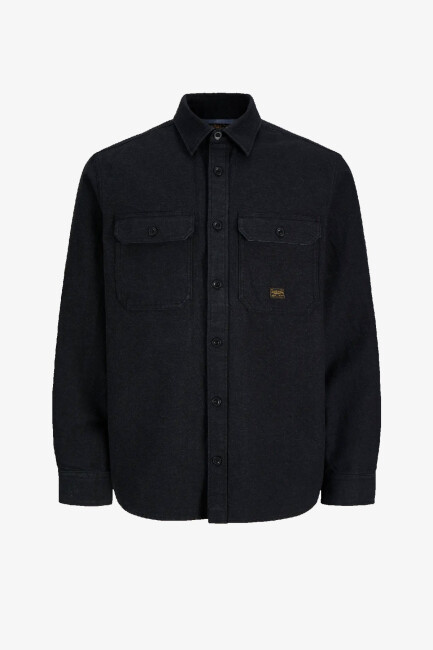 Jack & Jones Erkek Bluıvy Solıd Gömlek 12303624 Gri  - 5