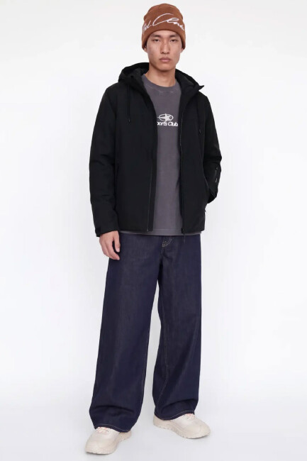 Jack & Jones Erkek Fusıon Technıcal Mont 12299783 Siyah  (2)