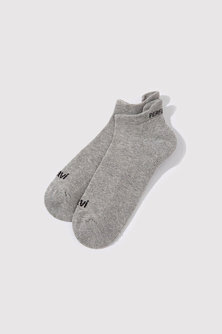 Kadın 2li Patik Çorap 1900074-30774 Gri (2)