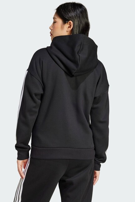 Kadın 3S FL Fermuarlı Kapüşonlu Sweat JE1283 Siyah (2)