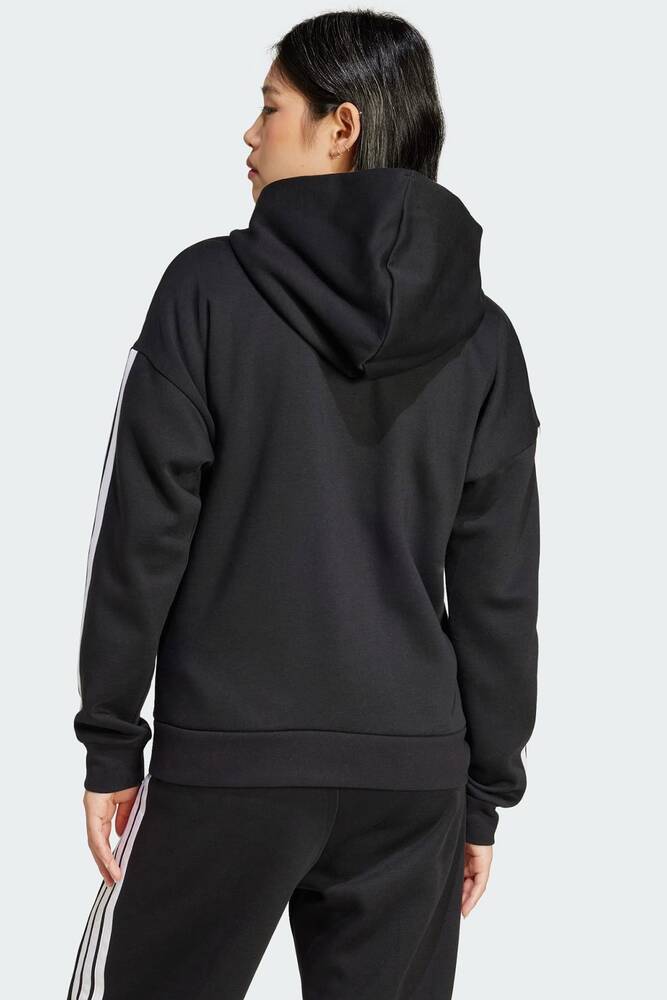 Kadın 3S FL Fermuarlı Kapüşonlu Sweat JE1283 Siyah 