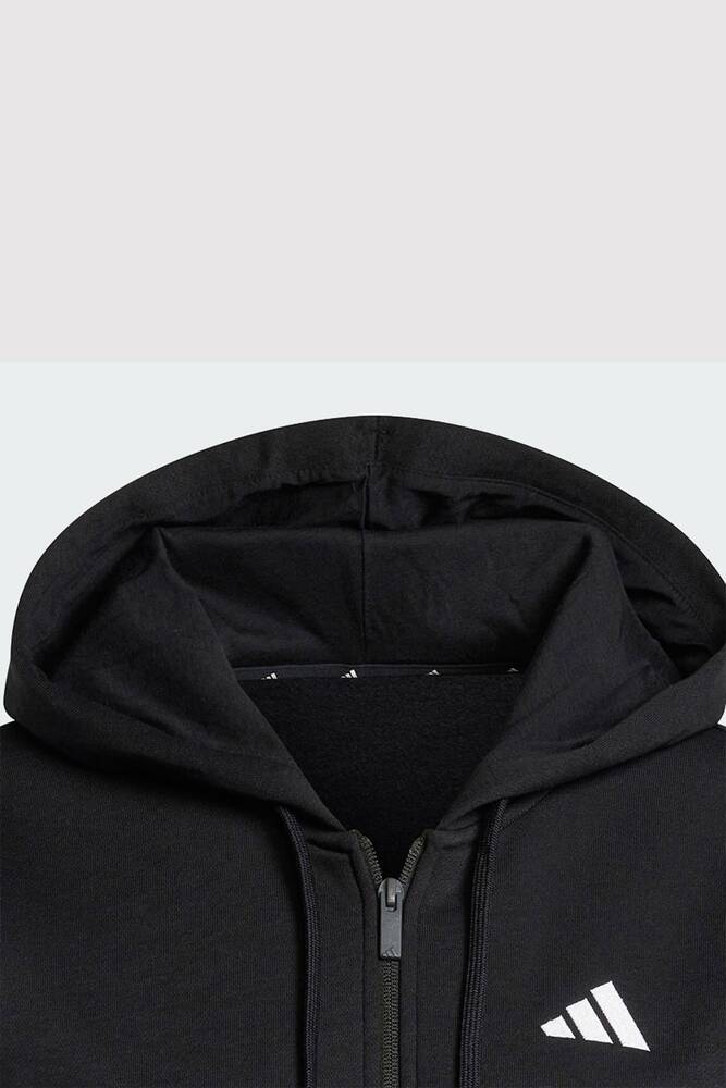 Kadın 3S FL Fermuarlı Kapüşonlu Sweat JE1283 Siyah 