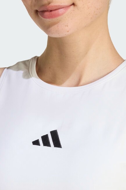 Kadın 3S Pad Atlet JZ6876 Beyaz - Thumbnail