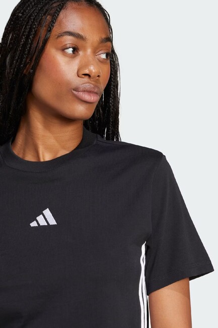 Kadın 3S Sj Tişört JD0846 Siyah - Thumbnail