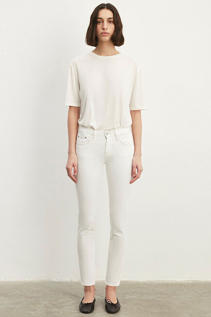 Kadın Ada Jean Pantolon 1020581363 Beyaz (2)