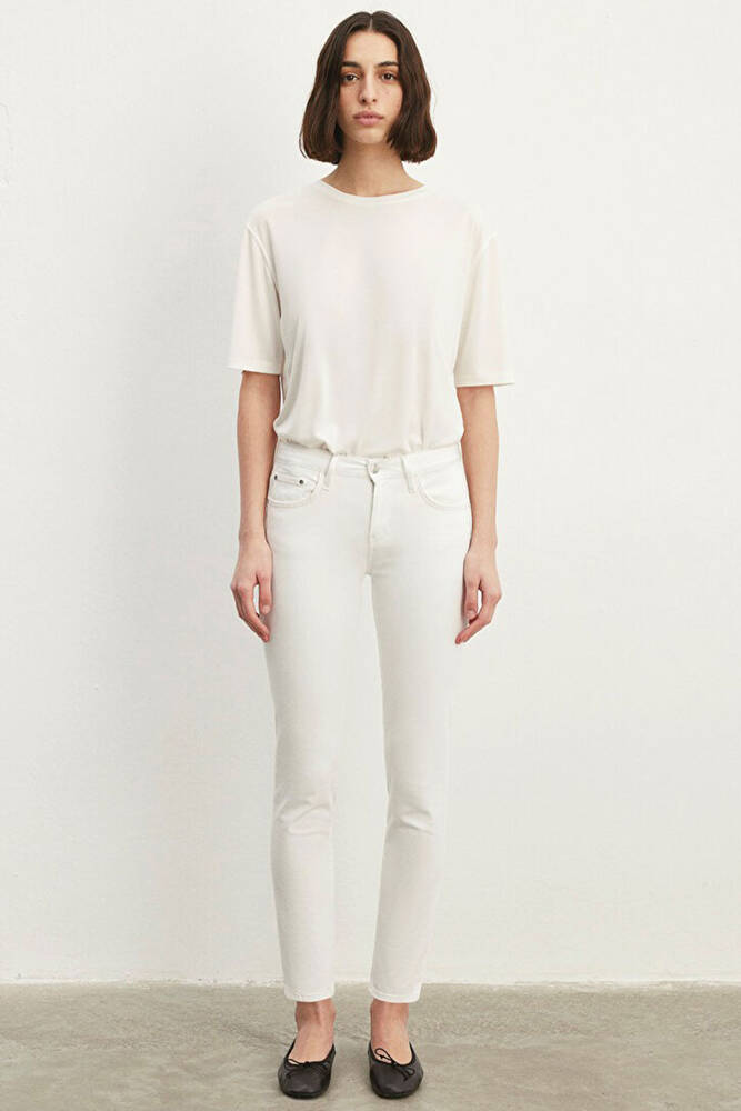 Kadın Ada Jean Pantolon 1020581363 Beyaz 